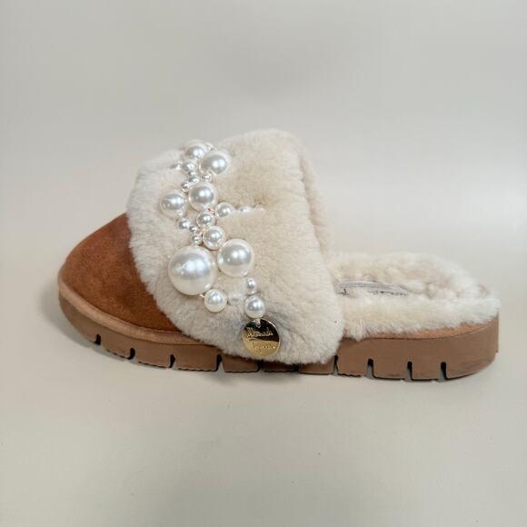 Alameda Turquesa Sheepskin SlippersLuxurious Real Portuguese Shoessize 9